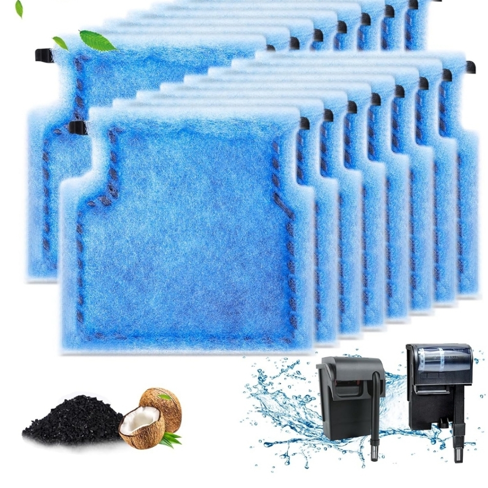 Umlecoa 8 Pack Rite-Size A Filter Cartridges for MarineLand Penguin Power Filter
